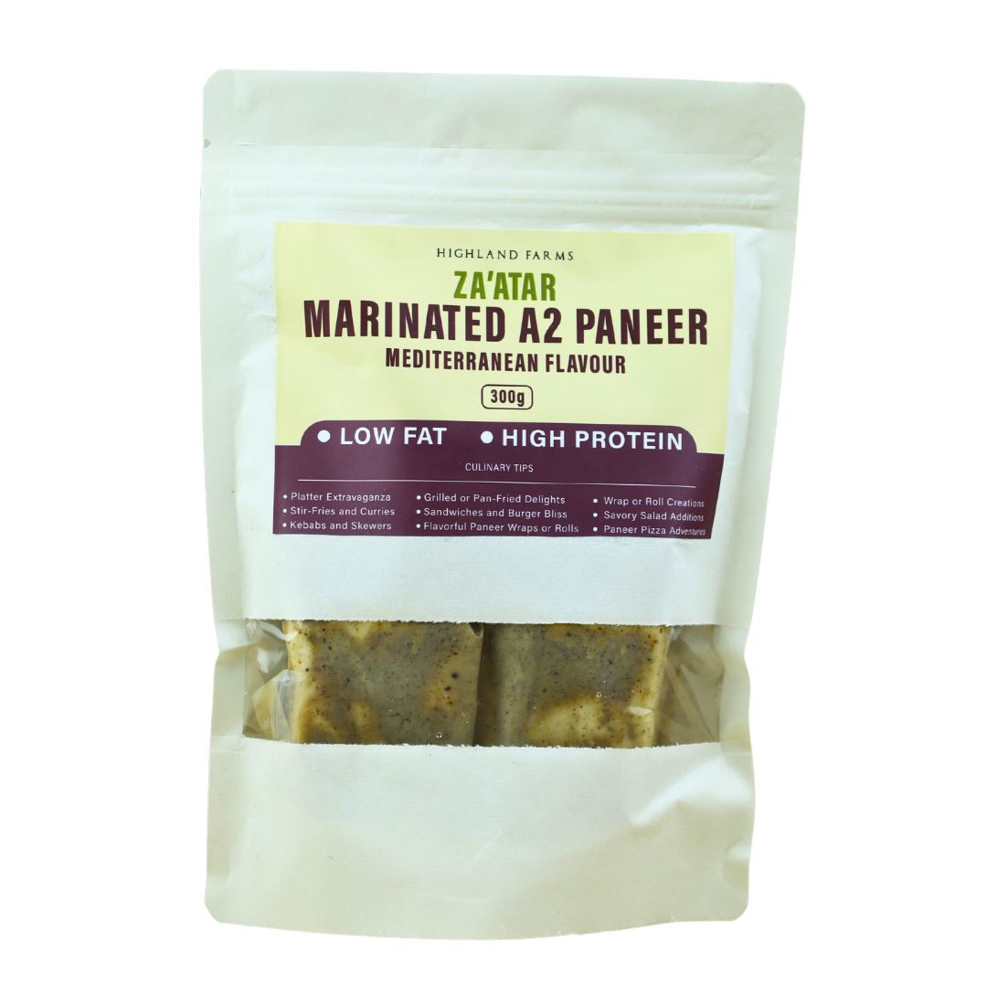Marinated A2 Low Fat Paneer - Za'atar.
