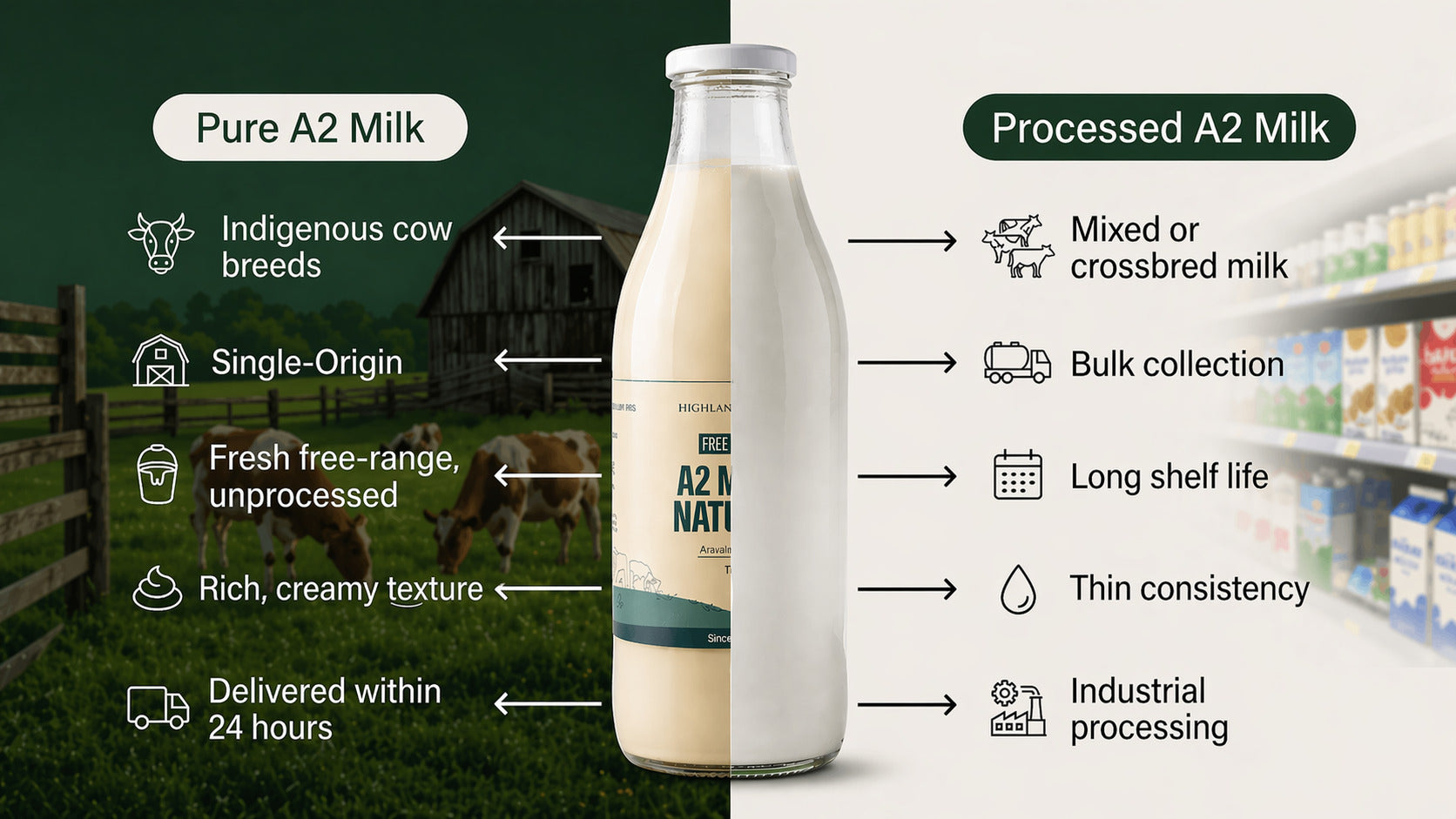 A2 Milk pure or fake differnt