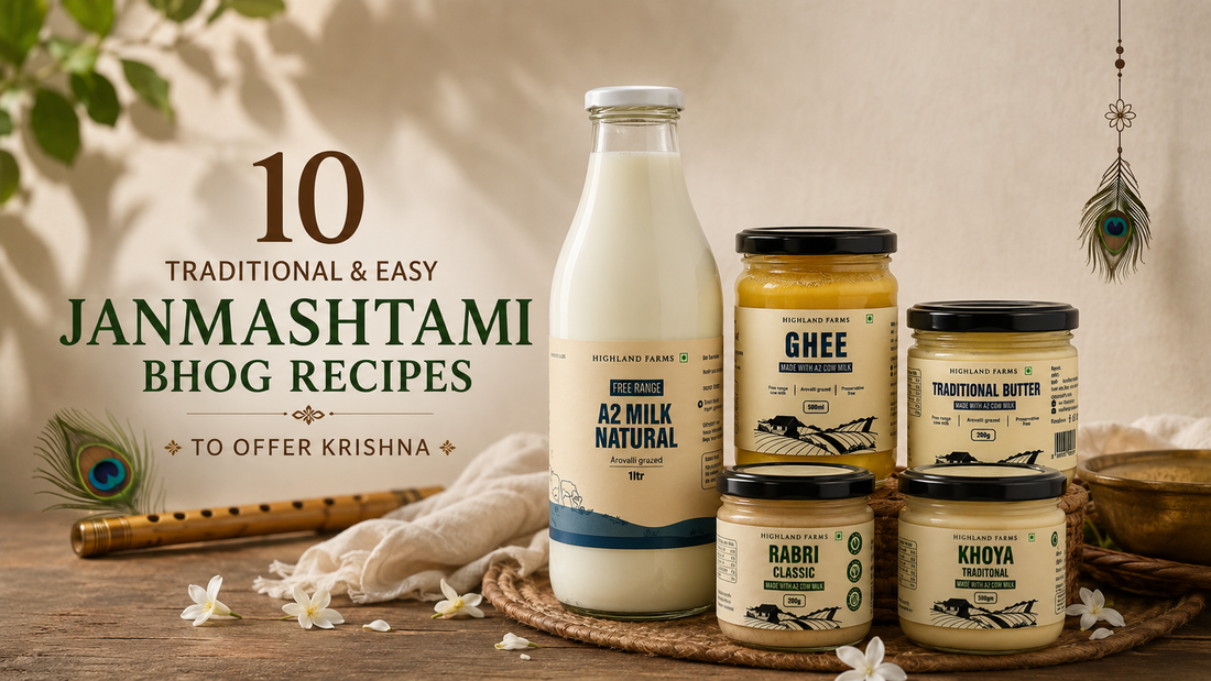 10 traditional and easy Janmashtami bhog recipes with Highland Farms dairy products