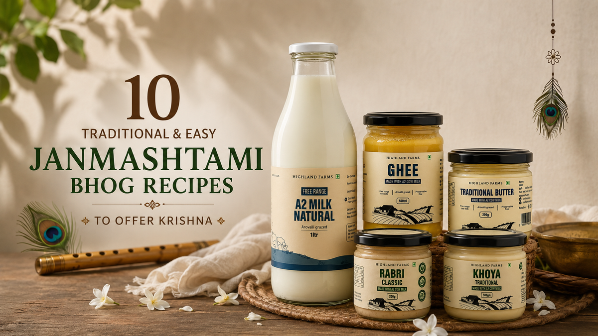 10 traditional and easy Janmashtami bhog recipes with Highland Farms dairy products