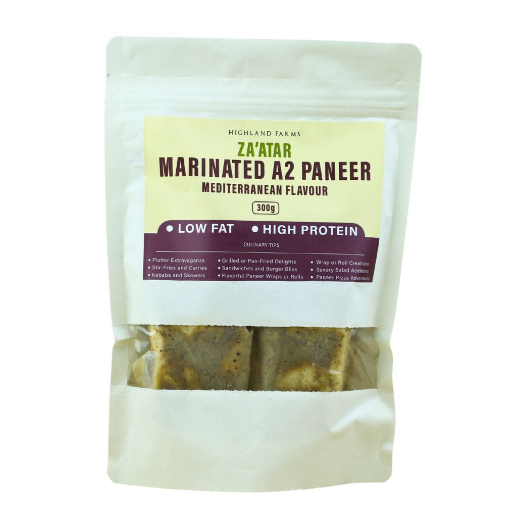Marinated A2 Low Fat Paneer - Za'atar.