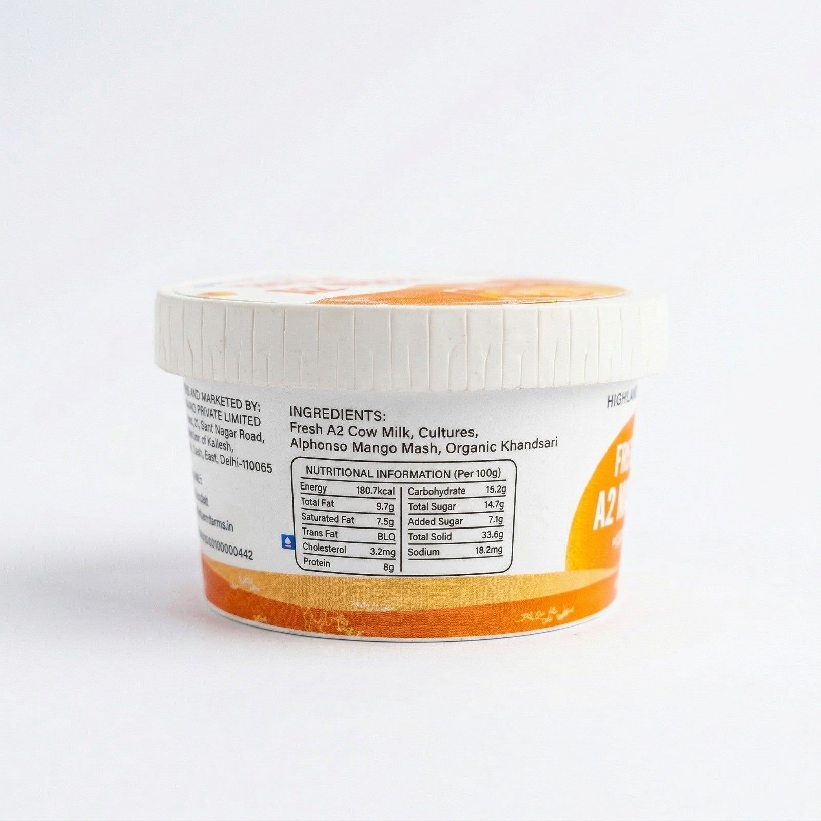 A2 Frozen Yogurt, 120gm