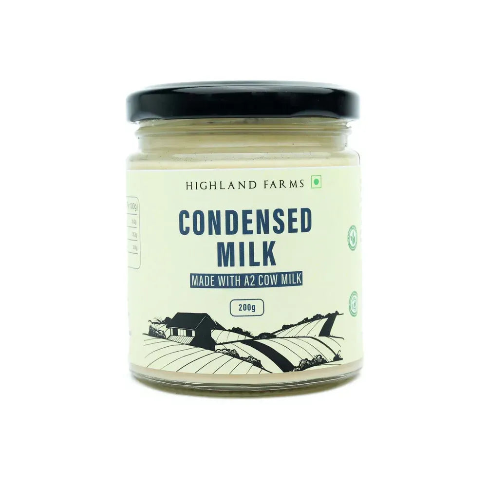 Highland Farms A2 condensed milk 200g thick sweetened milk for desserts and baking