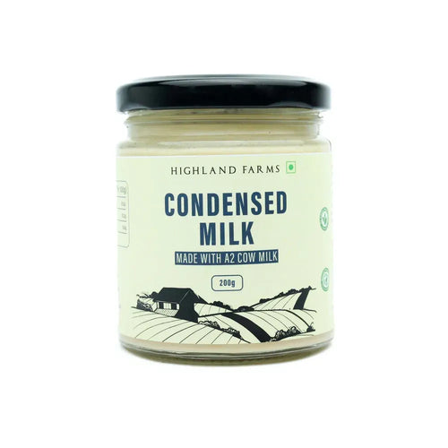 Highland Farms A2 condensed milk 200g thick sweetened milk for desserts and baking