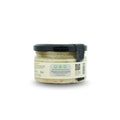 Back label of sun dried tomato A2 cream cheese showing ingredients FSSAI and manufacturing details Highland Farms