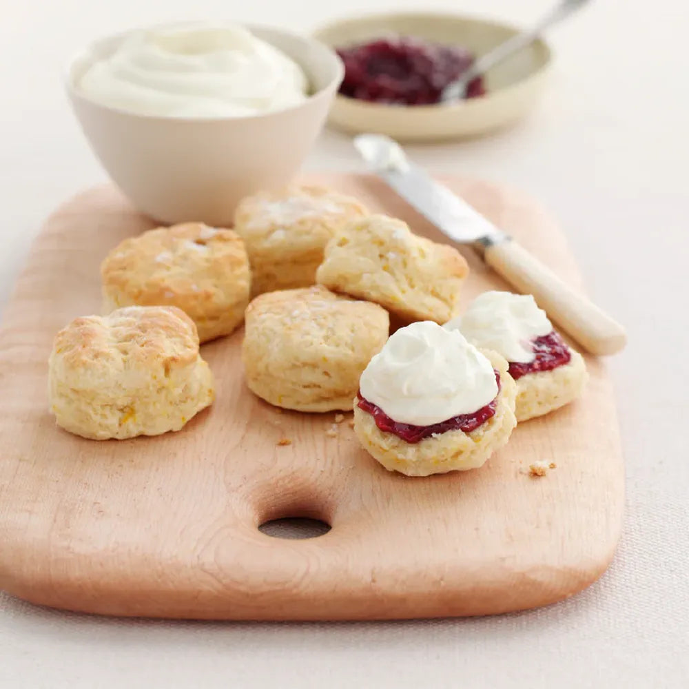 Closeup of fresh cream texture rich smooth and creamy made from A2 cow milk Highland Farms