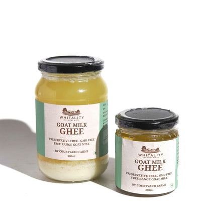 Range of goat milk ghee