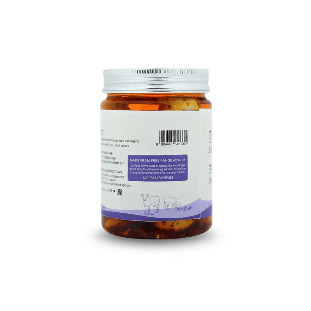 Aleppo chilli labneh balls back label storage and details Highland Farms