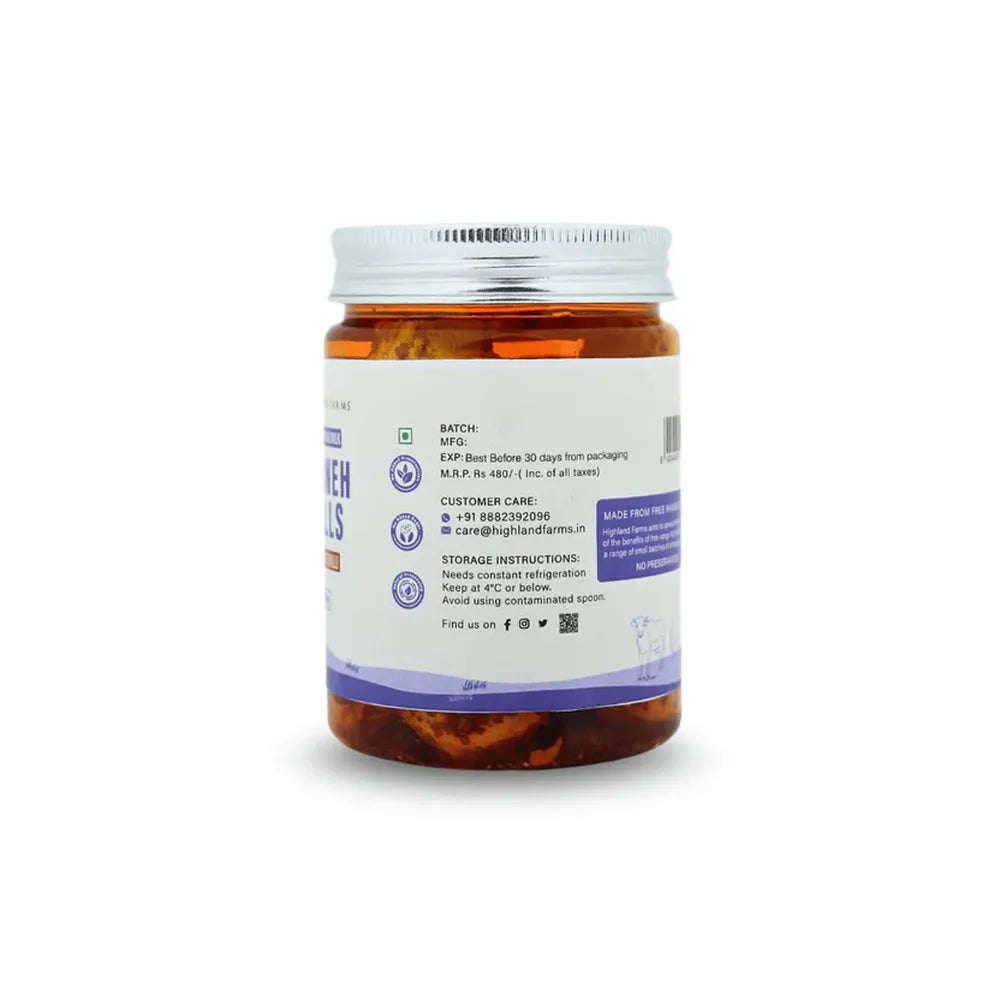 Nutrition facts labneh balls Aleppo chilli variant A2 milk Highland Farms